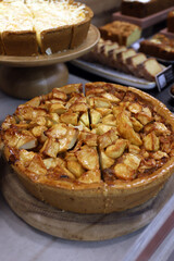 tarta de manzana artesanal y ecológica