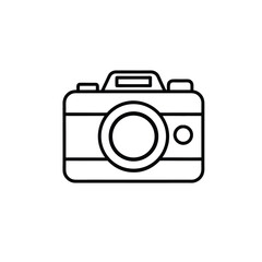Digital camera vector icon