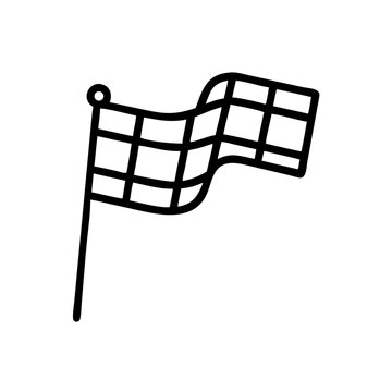 Zielfahne Flagge Symbol 