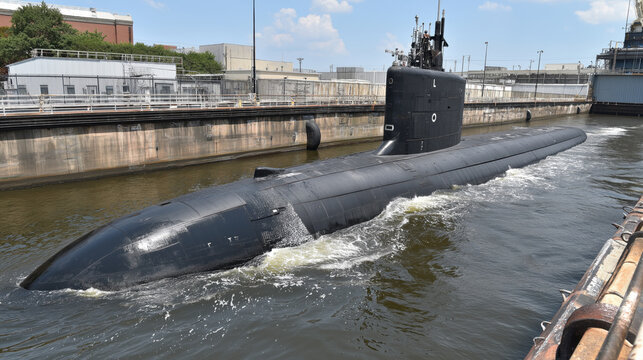 Submarine in Dry Dock