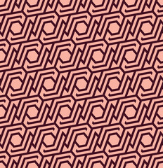 Abstract seamless chevron from tilted hexagons-vector eps8