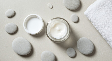 Luxurious Skincare Cream Indulge in a Relaxing Spa Experience at Home