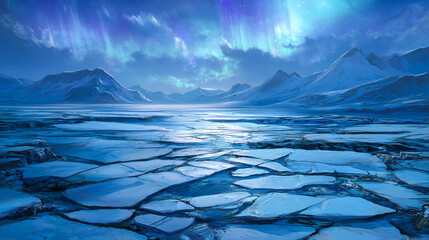 Enchanted Forest with Mushrooms and Wooden Bridge