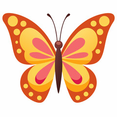 Minimal Butterfly Vector on White