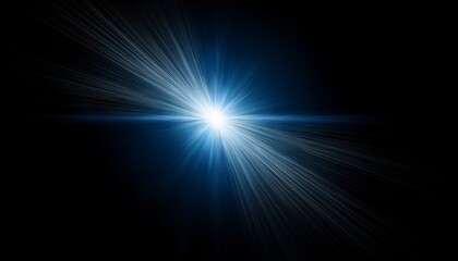flash light isolated on black background for light flare design effect