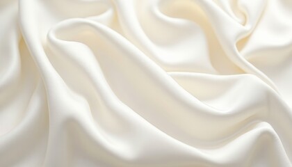 Obraz premium White Fabric Folds