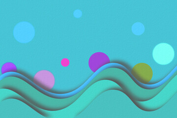 abstract background with waves