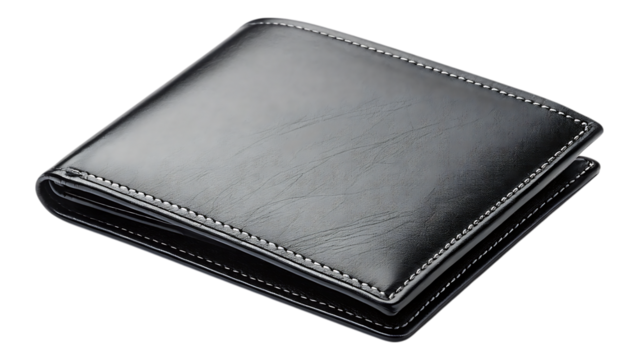 High-Quality Leather Wallet Classic Design, Durable Construction