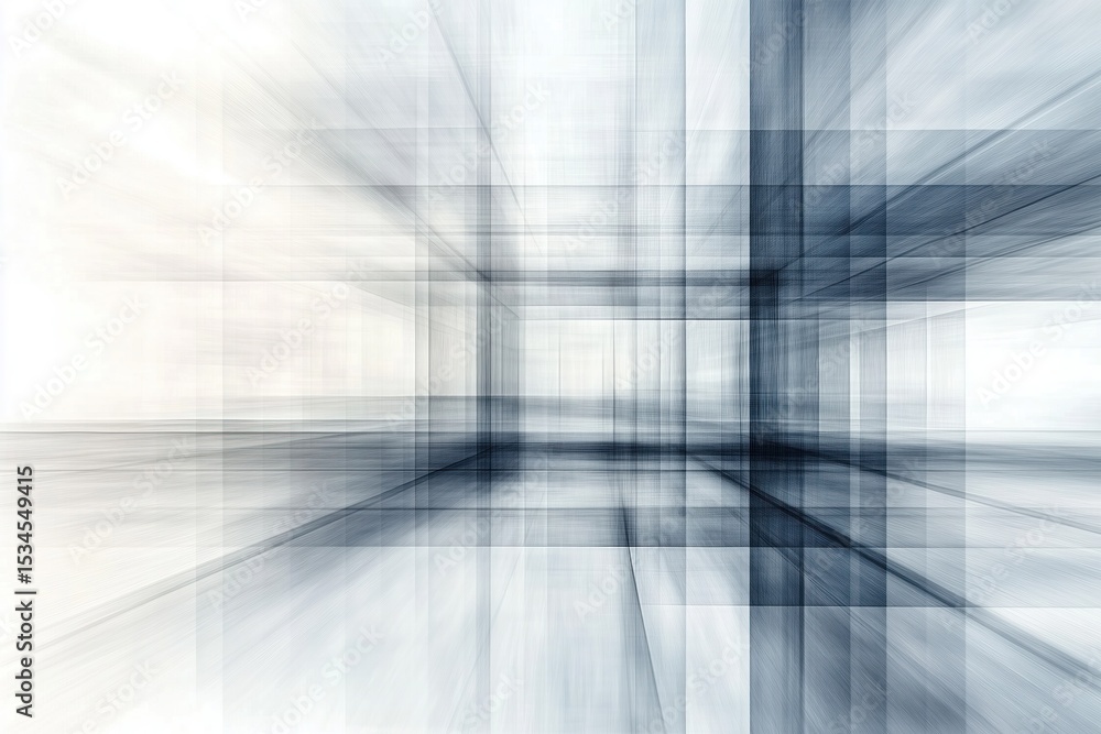 Poster abstract geometric structure creating modern architectural design