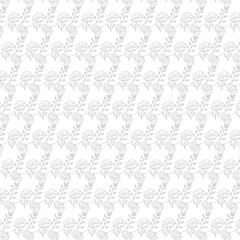 Elegant Seamless Floral Vector Pattern – Editable EPS Design for Fabric, Stationery, and Digital Use