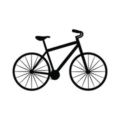 bicycle isolated on white