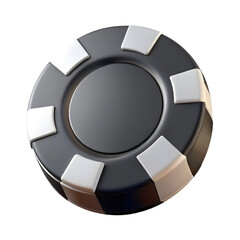 Naklejka premium 3d Isolated Three Red Casino Chips icons rendered in high resolution 3D icon style on transparent background for marketing, branding and creative use