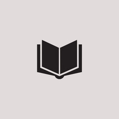 Book icon stock vector.