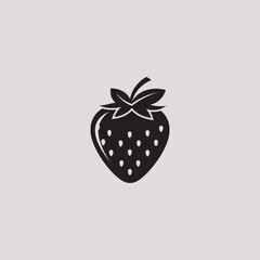 Strawberry Icon stock illustrations.