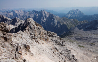 Rugged Peaks of the Zugspitzplatt Plateau