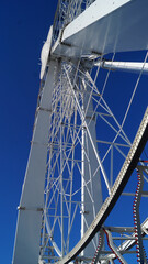 Riesenrad, Aufbau, Himmel, Sommer