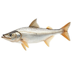 Fototapeta premium Atlantic Tarpon isolated on transparent background.