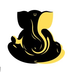 Idol of a Ganesh Ji, lord ganesha digital art, and painting, Ganesha wallpaper and illustration, artwork, colorful Lord Ganesha icon, and symbol