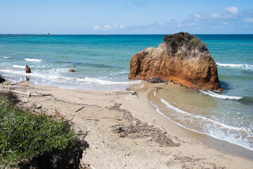 Torre Guaceto seastack, Apulia, Italy