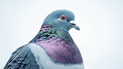 A pigeon captured while resting