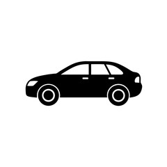 Car Icon Vector Flat Clean Look Isolated Illustration