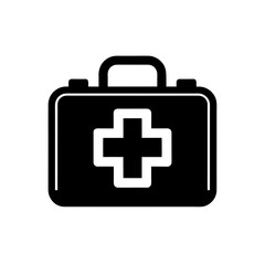 Obraz premium First Aid Icon Vector with Flat Clean Isolated Design