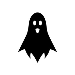 Ghost Icon Vector Flat Clean and Isolated Style