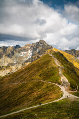 View from the Kasprowy Wierch on the High Tatras