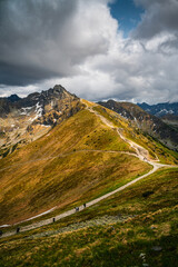 View from the Kasprowy Wierch on the High Tatras