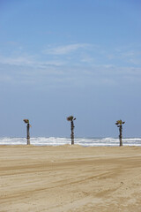 The view of Sottomarina beach, Venice, Italy      