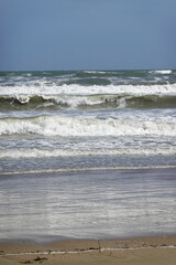 The view of Sottomarina beach, Venice, Italy      