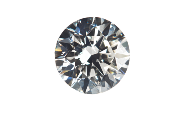Nice diamond on transparent background