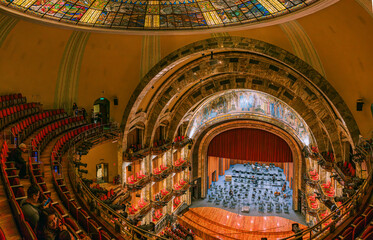 Palacio de Bellas Artes Auditorium Interior in Mexico City