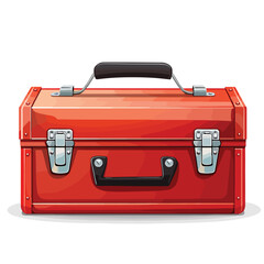Professional Tool Box Icon Vector Illustration for Mechanical Work Designs