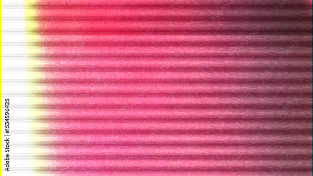 Poster Abstract gradient pattern with horizontal lines in red and yellow tones