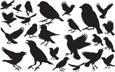 Weaver Silhouettes Vector Pack