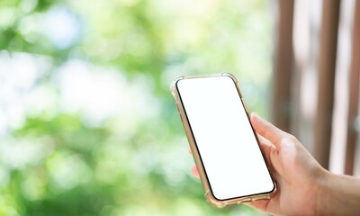 mobile phone in hand