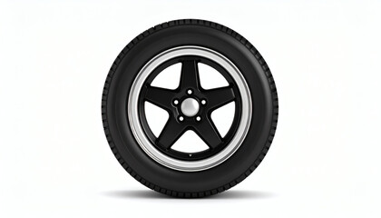 Obraz premium 8-Bit Retro Pixel Wheel Illustration Isolated on White Background for Classic Game Object Art and Vintage Pixel Design