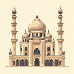 Fototapeta premium Card mosque