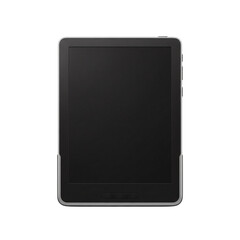 E-reader device, isolated on transparent background