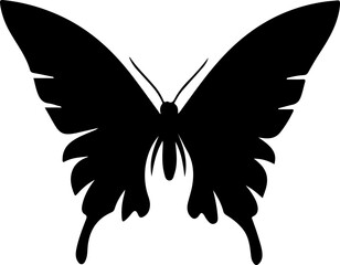 butterfly silhouette vector illustration