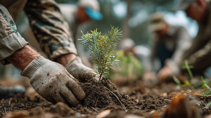 Community members participate in tree planting for World Environment Day
