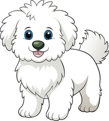 Playful dog with floppy ears wagging tail bright eyes