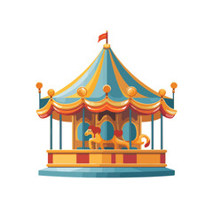 Professional Carousel Icon Design Vector Illustration for Web and App Usage
