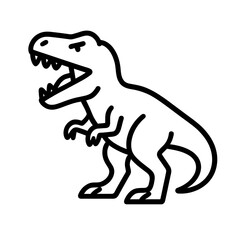 Obraz premium vector illustration of a Tyrannosaurus Rex
