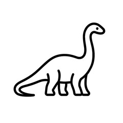 Apatosaurus/Brontosaurus Minimalist Icon