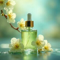 Natural Skincare Blossom-Infused Facial Oil for Radiant Skin