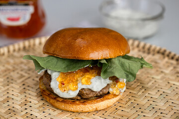 Food, Hamburger, Milkshake