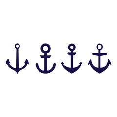 Set Of Anchor Vector Design.