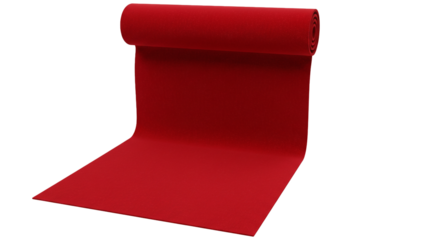 Find the best red carpet runner for events and parties with this elegant and luxurious design today on transparent background